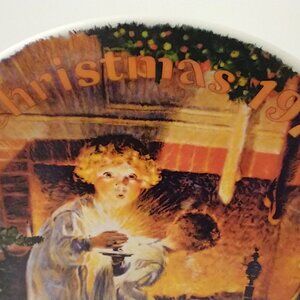 Norman Rockwell Plate Christmas 1979 - Great Condition